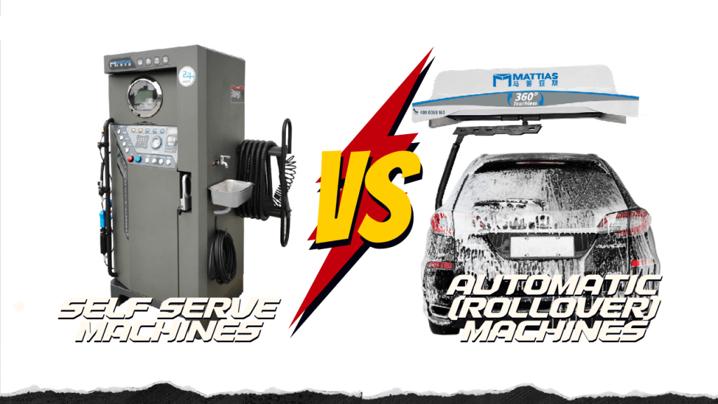 What are the different types of car wash machines? carwash,car wash