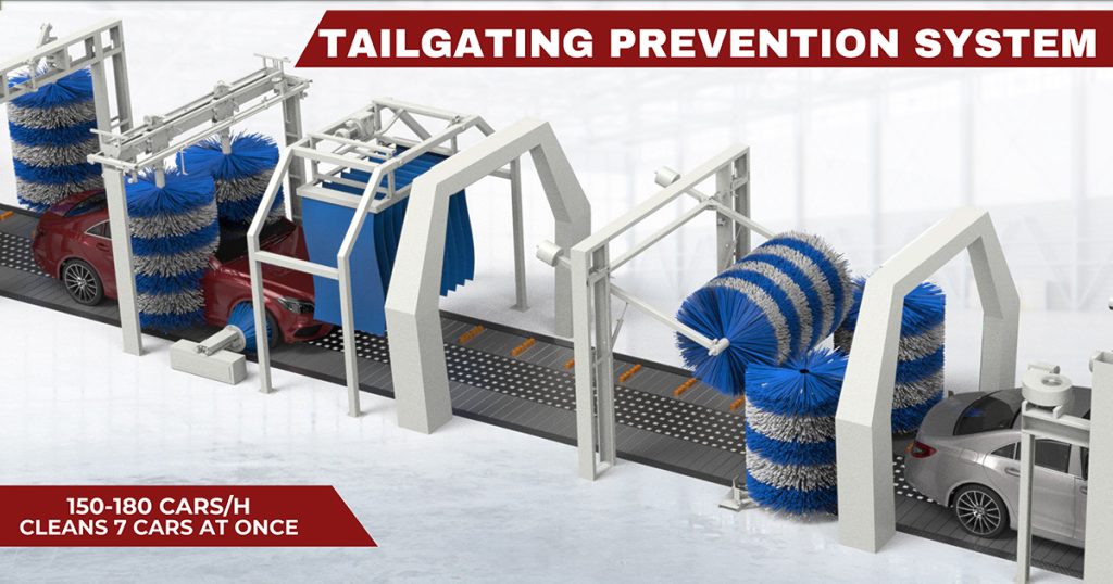 Mattias has launched a new 40-meter Tunnel Car Wash System that can handle a large number of vehicles, with a capacity of 150-180 cars per hour.