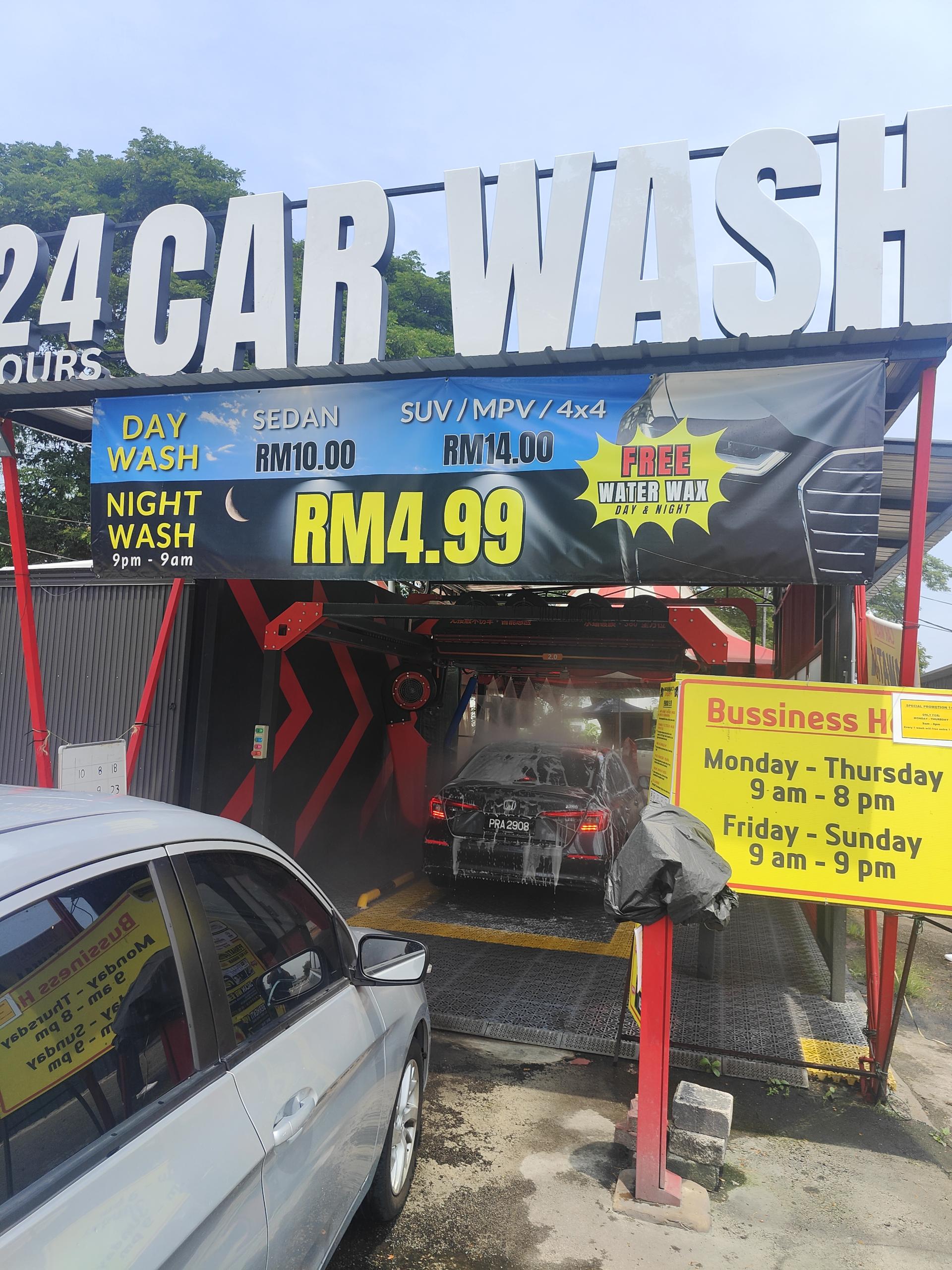 24H Carwash in Kedah, Malaysia 