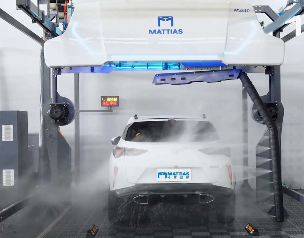 Mattias M-WS310 Touchless Car Wash: Safe, Profitable Solution for Auto Shops 1 360° High-Pressure Cleaning