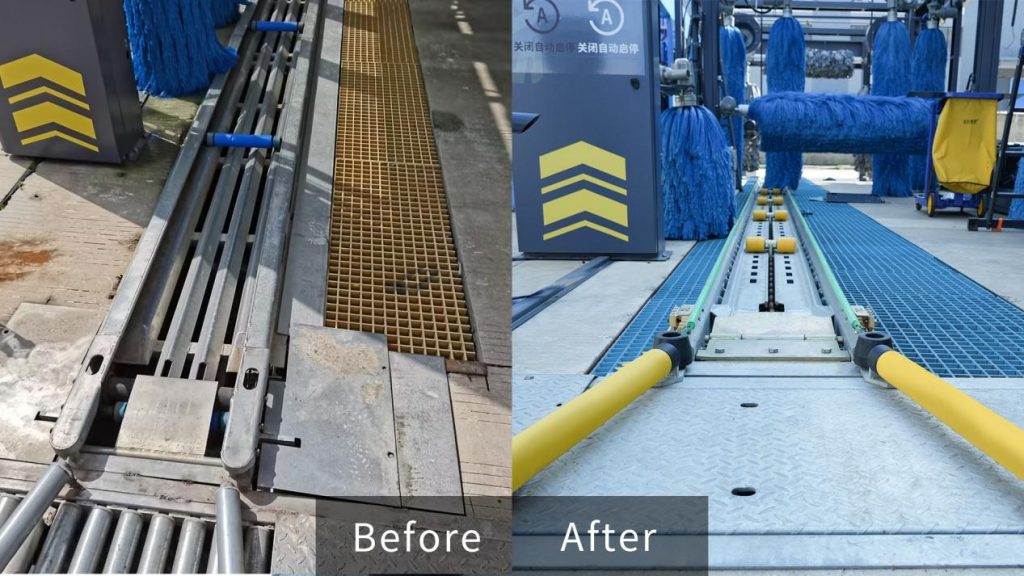 Car Wash Equipment Maintenance: The Key to Optimal Performance 2 Roller Chains VS American - style Ring Chains